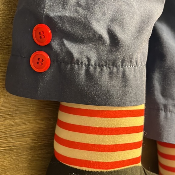 Vintage Raggedy Ann Andy Doll Large Approx. 3 Feet Tall Rare I Love You Heart - Picture 8 of 16